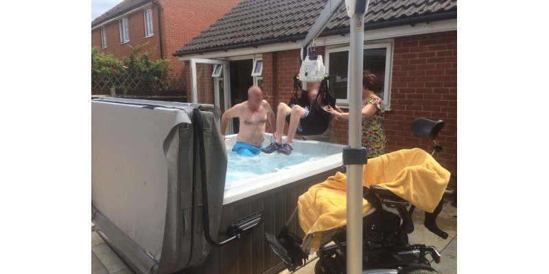 Hot Tub with disabled access