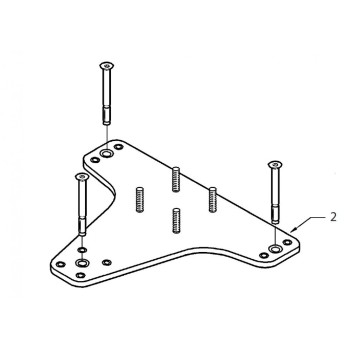 02 - Universal baseplate for concrete floor KIT