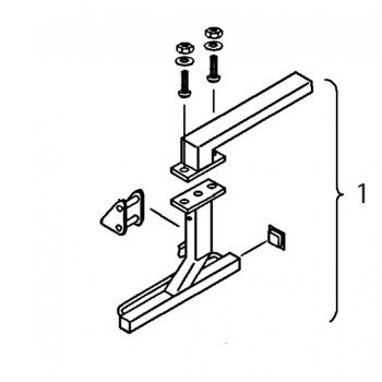 01 - Ranger Seat Support Arm - Side Fit (Mermaid only)