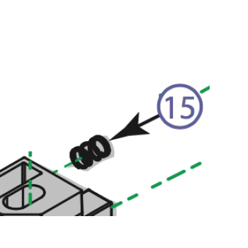 15 - Compression Spring 1/4 X 3/8 Ss 